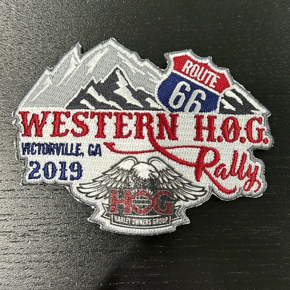 Harley-Davidson 2019 Western HOG Rally Route 66 Patch - Picture 1 of 3